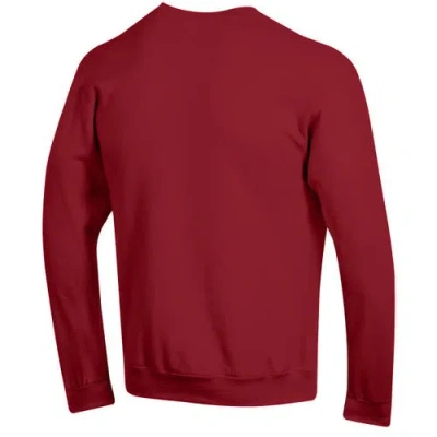 Champion Cardinal Usc Trojans Basic Arch Fleece Pullover Sweatshirt In Red