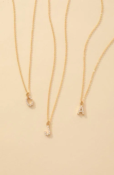 Set & Stones Gemma Initial Necklace In Multi