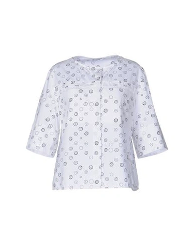 Dondup Patterned Shirts & Blouses In White