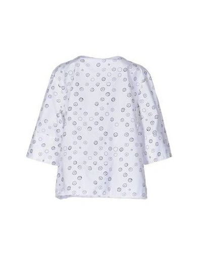 Shop Dondup Patterned Shirts & Blouses In White