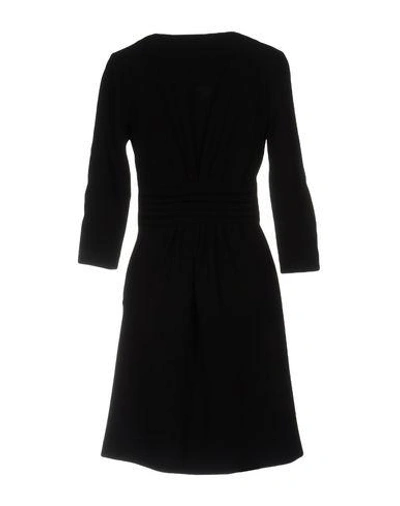 Shop Boutique Moschino Woman Mini Dress Black Size 12 Triacetate, Polyester