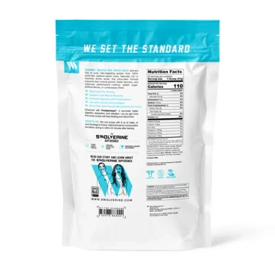 Swolverine Whey Protein Isolate In White