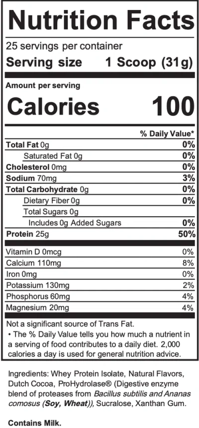 Swolverine Whey Protein Isolate In White