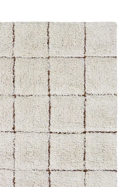 Lorena Canals Woolablemosaic Washable Wool Rug In Gray