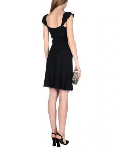 Shop Red Valentino Knee-length Dress In Black
