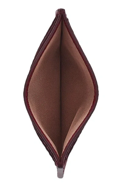 Marc Jacobs The Card Case Grained Leather Card Holder In Brown