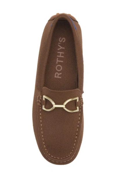 Rothys Rothy's The Double Bit Driver In Brown