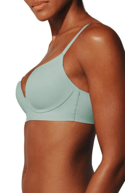Thirdlove Zero Edge™ Wireless Push-up Bra In Green