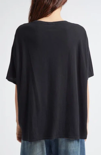 R13 Almost Famous Distressed-effect T-shirt In Black