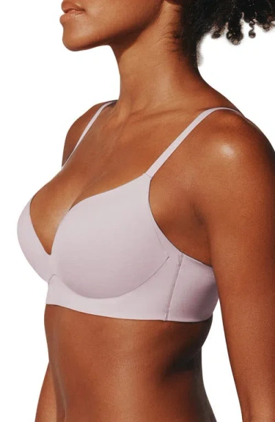 Thirdlove Zero Edge™ Wireless Push-up Bra In Purple