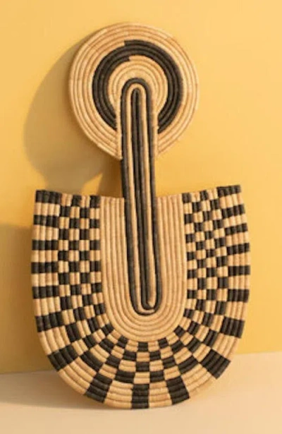 Mbare Pattern Abstract Wall Mask In Brown