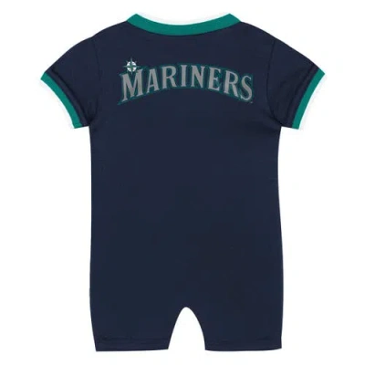 Outerstuff Infant  Navy Seattle Mariners Pinch Coverall In Blue