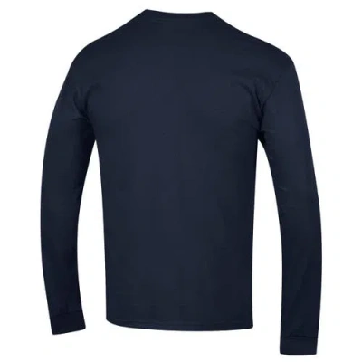 Champion Navy Syracuse Orange Basic Arch Long Sleeve T-shirt In Blue