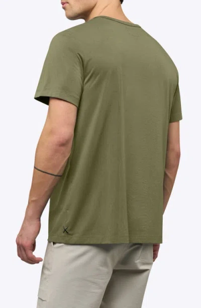Cuts Ao Split Hem T-shirt In Green