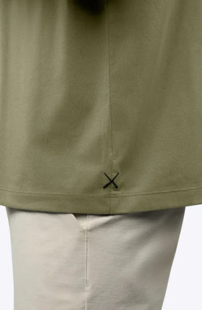 Cuts Ao Split Hem T-shirt In Green