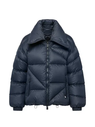 Bacon Double B Quilted Puffer Jacket In Blue