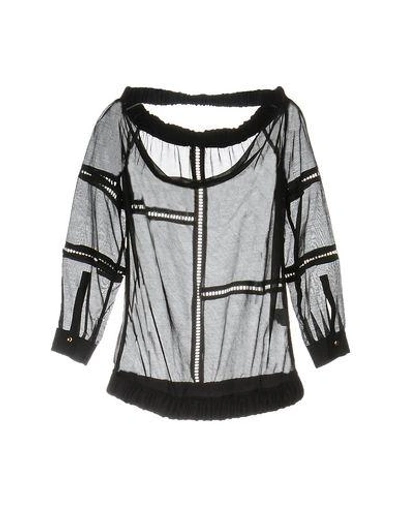 Shop Pinko Blouses In Black