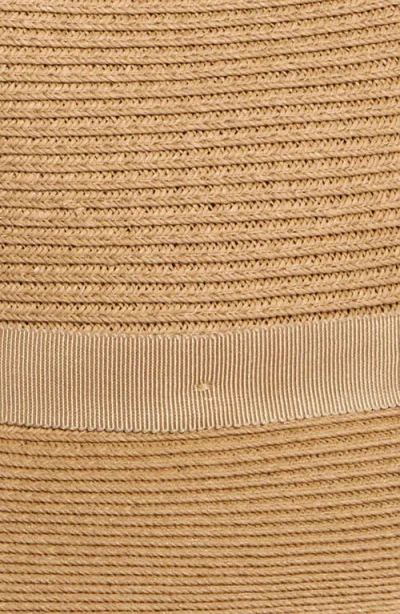 Brixton Carolina Packable Straw Hat In Brown