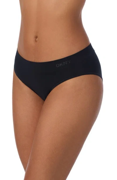 Dkny 3-pack Seamless Litewear Bikinis In Multi