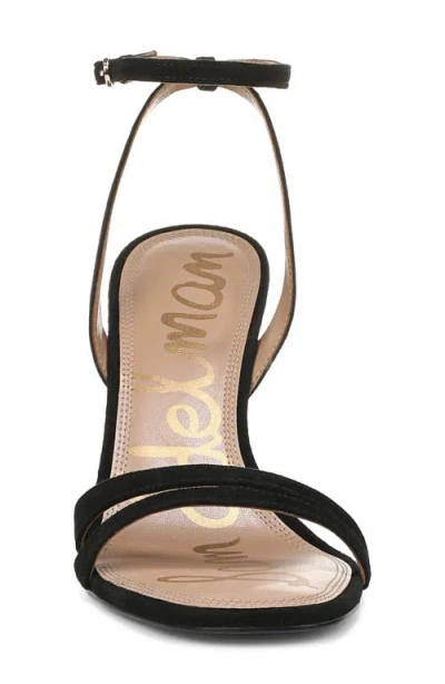 Sam Edelman Junie Ankle Strap Sandal In Black