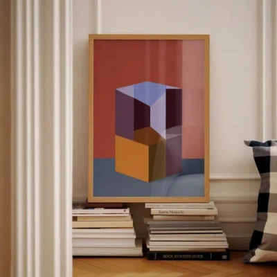 Forma Art Studio Form And Structure No. 07 Geometric Abstract Art Print In Multi