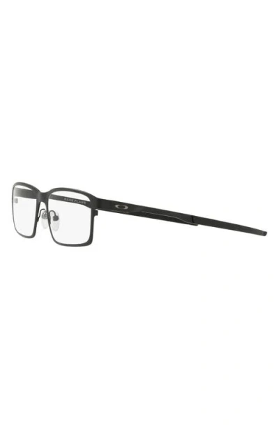 Oakley Base Plane 54mm Rectangular Optical Glasses In Black
