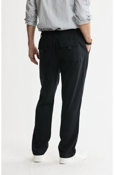 Jachs Rayon Lyocell Pull On Pants In Blue