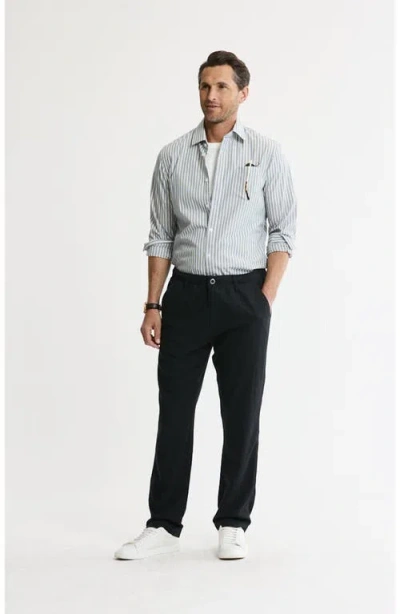 Jachs Rayon Lyocell Pull On Pants In Blue
