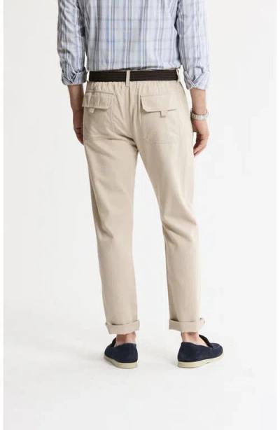 Jachs Rayon Lyocell Pull On Pants In Neutral