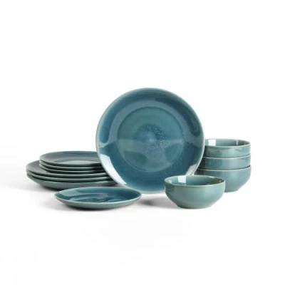 Stone Lain Riley 12pc Dinnerware Set In Blue