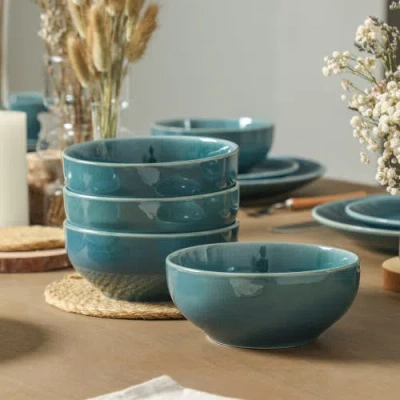 Stone Lain Riley 12pc Dinnerware Set In Blue