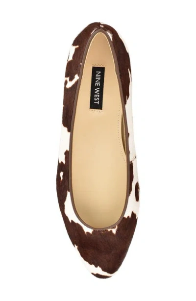 Nine West Valore Flat In Black