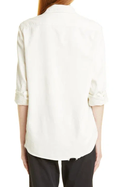 Frank & Eileen Eileen Relaxed Button-up Shirt In White