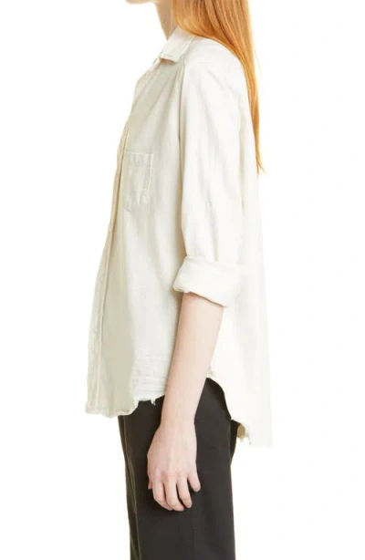 Frank & Eileen Eileen Relaxed Button-up Shirt In White