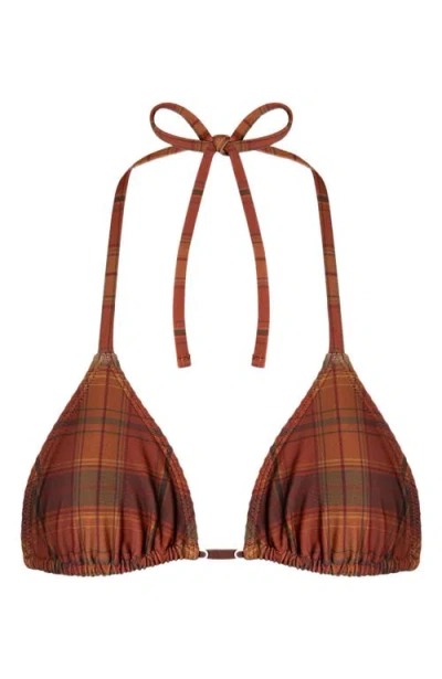 Oddli Bikini Top In Brown