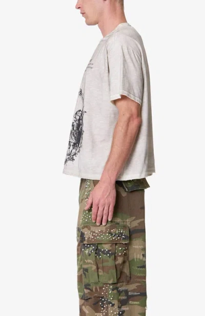 Mnml Do Not Return Distressed Graphic T-shirt In White
