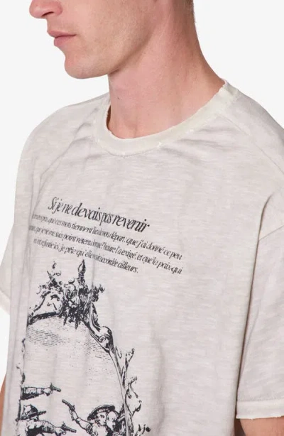 Mnml Do Not Return Distressed Graphic T-shirt In White