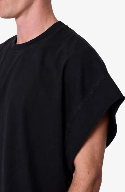 Mnml Distressed Cutoff T-shirt In Black