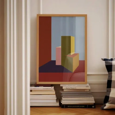Forma Art Studio Form And Structure No. 06 Geometric Abstract Art Print In Multi