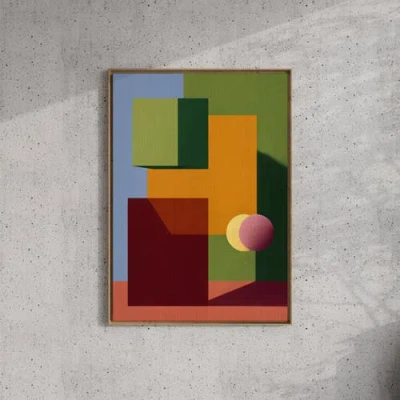 Forma Art Studio Form And Structure No. 11 Geometric Abstract Art Print In Multi