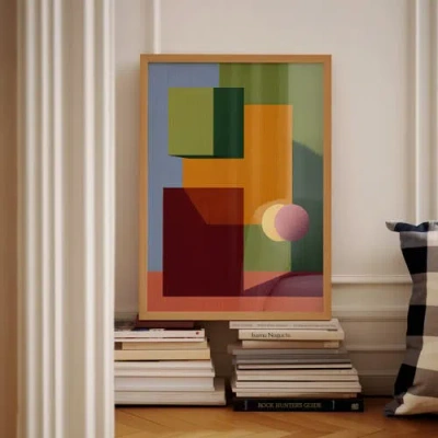 Forma Art Studio Form And Structure No. 11 Geometric Abstract Art Print In Multi