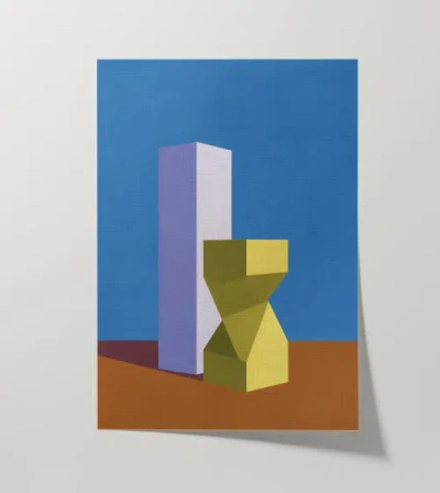 Forma Art Studio Form And Structure No. 05 Geometric Abstract Art Print In Multi