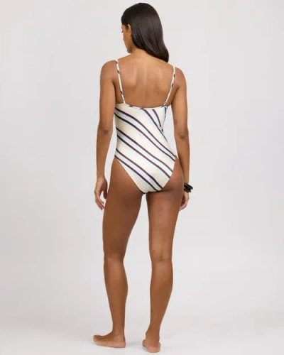 Onia Soleil Tie Front One-piece In Multi