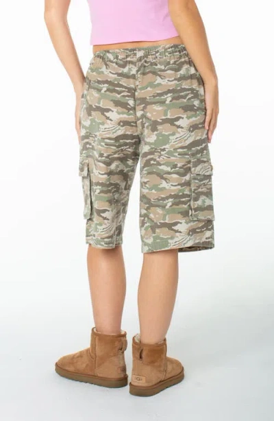 Roxy Precious Cargo Camo Shorts In Pattern