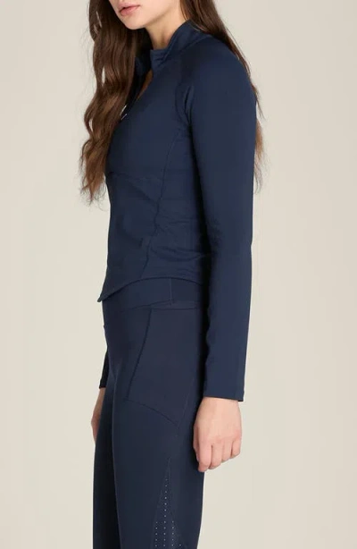 Wilson Baseline Half-zip Performance Pullover In Blue