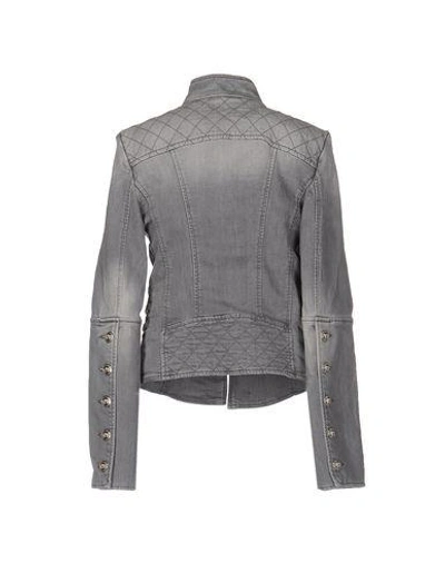 Shop Pierre Balmain Denim Jacket In Grey