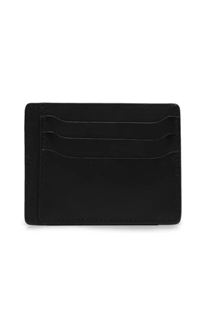 Korchmar Knox Slim Leather Wallet In Black