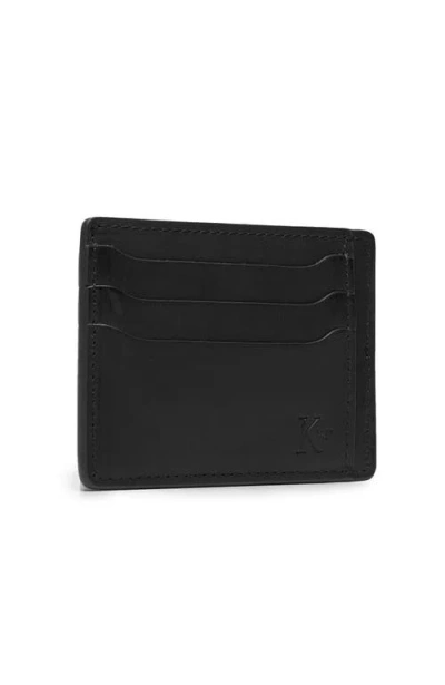 Korchmar Knox Slim Leather Wallet In Black