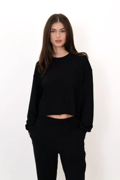 On/off Essentials The Solace Crew Neck Pullover In Gray