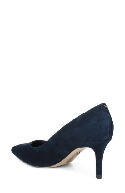 Sam Edelman Vienna Pointed Toe Pump In Blue